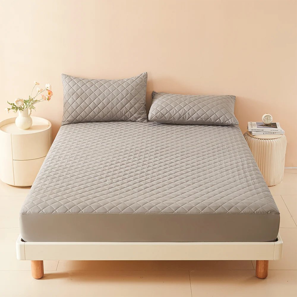 1PC 3D Air Fabric Thick Mattress Cover – 100% Waterproof, Soft & Breathable Fitted Mattress Protector (No Pillowcase)