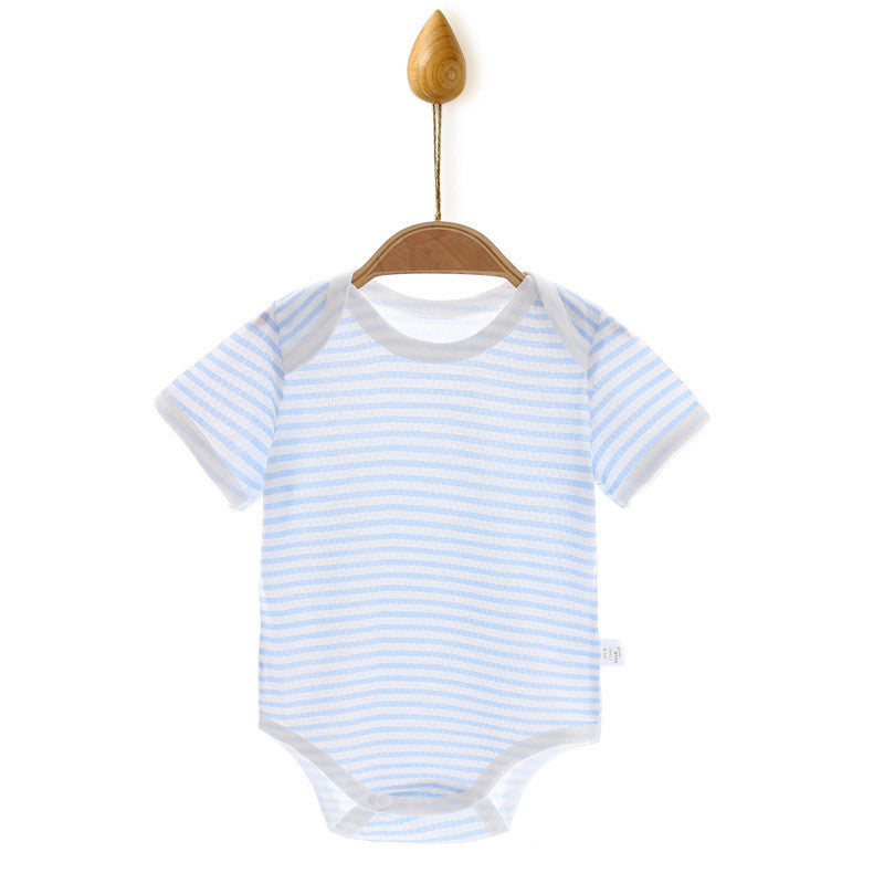 Children's Clothes Short Sleeve Khaki Triangle Climbing One Piece
