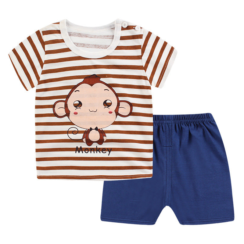 Children's summer short sleeve suit
