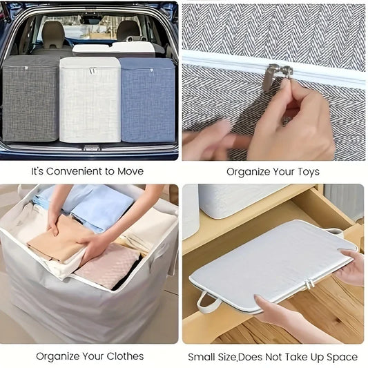 Large Capacity Moisture-Proof Storage Bag – Portable Organizing Moving & Clothing Packing Bag for Home