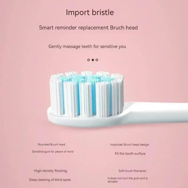 Electric Ultrasonic Toothbrush with Six Speed Modes – Soft Hair, USB Rechargeable, Waterproof Adult Tooth Cleaner – Automatic Couple Set