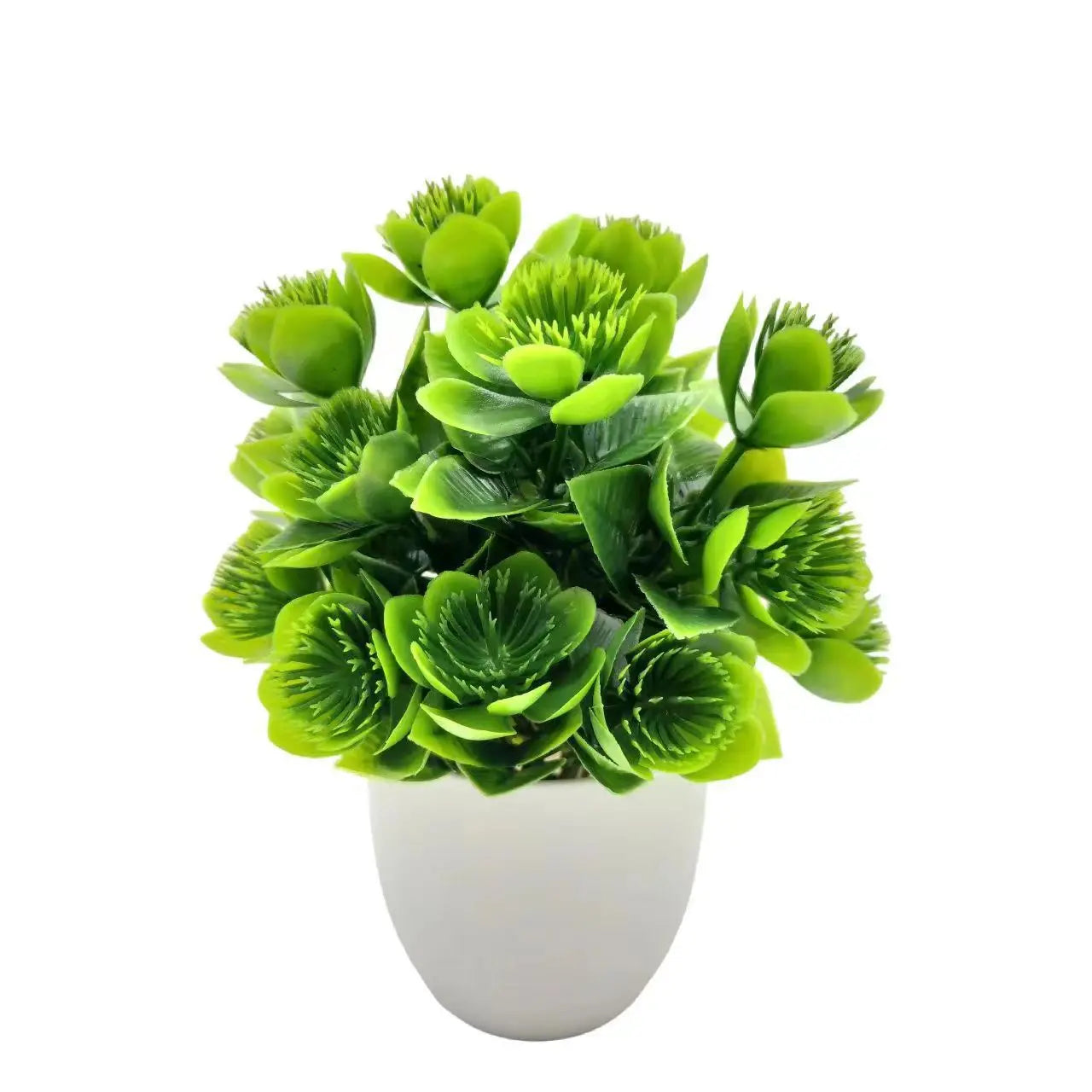 1pc Artificial Plant in Plastic Pot – Realistic Greenery for Home, Office, Living Room & Bedroom Decor