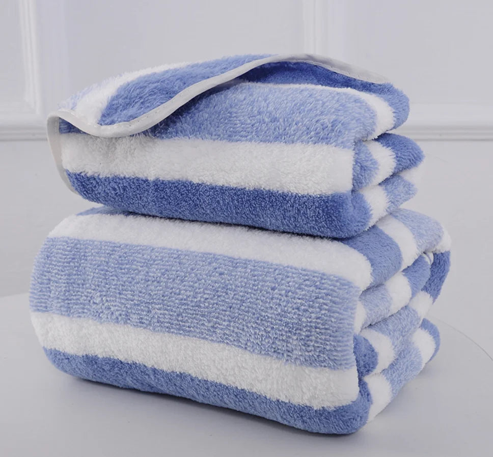 1PC Thickened Absorbent Bath Towel – Soft Face Towel for Home Use