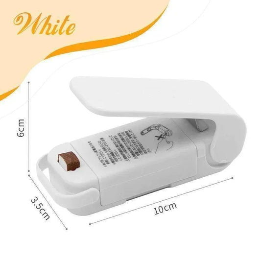 Portable Mini Heat Sealer – Home Food Bag Sealing Machine for Snacks & Plastic Bags, Kitchen Storage Clips