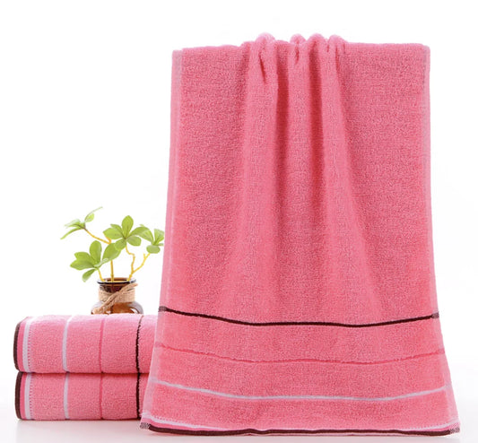1PC Thickened Absorbent Bath Towel – Soft Face Towel for Home Use