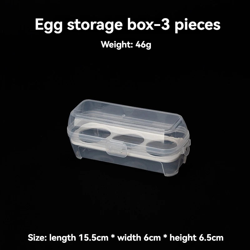 Outdoor Shockproof Egg Storage Box – Portable Shatterproof Plastic Egg Tray for Camping, Travel & Home Use