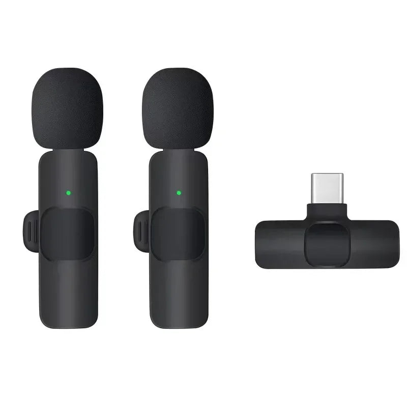Mini Wireless Lavalier Microphone – Mobile Phone Mic for iPhone, Video Recording, Live Streaming & YouTube