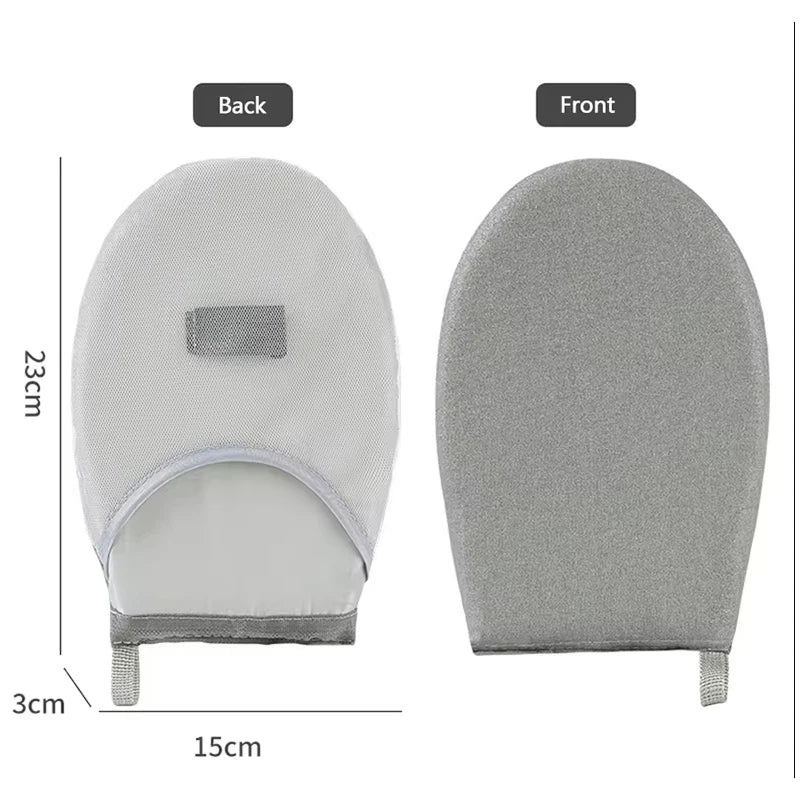 1PC Fabric Handheld Ironing Board with Insulated Gloves – Small Home Ironing Tray for Household Use
