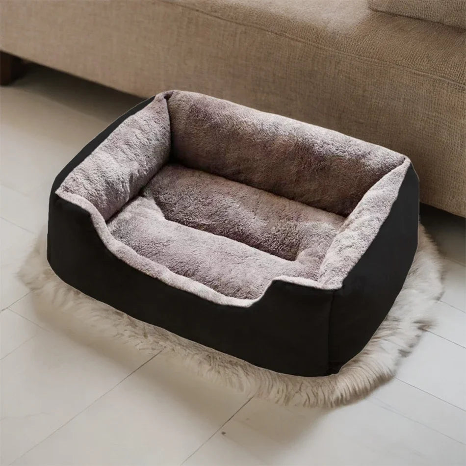 Cozy Pet Bed for Cats & Dogs – Soft Cushioned Basket & Habitat for Pets