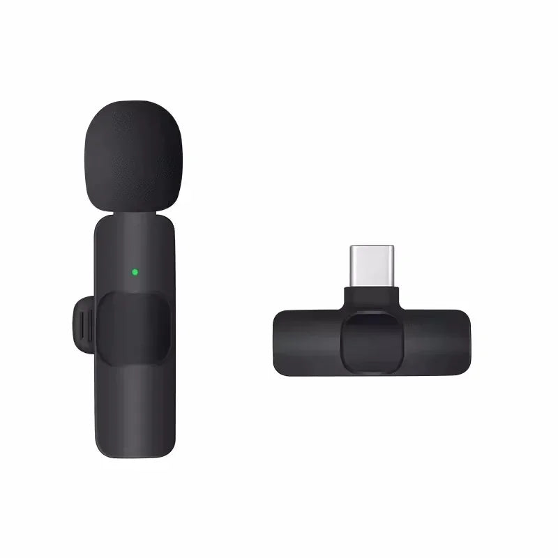 Mini Wireless Lavalier Microphone – Mobile Phone Mic for iPhone, Video Recording, Live Streaming & YouTube