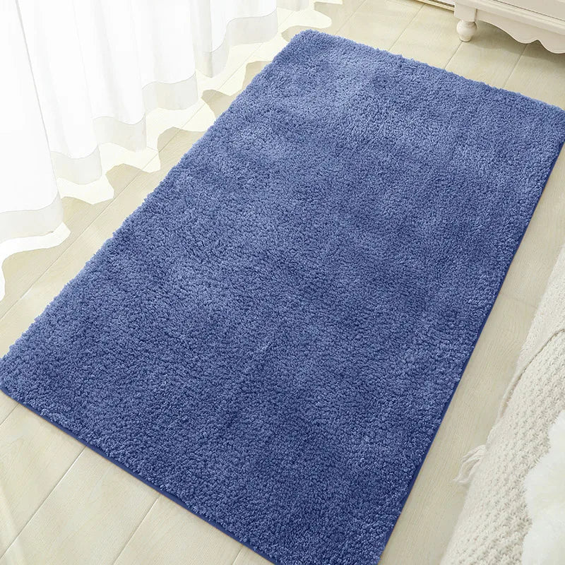 Ultra-Soft Plush Floor Mat – Non-Slip Water-Absorbent Rug for Bathroom, Bedroom & Living Room