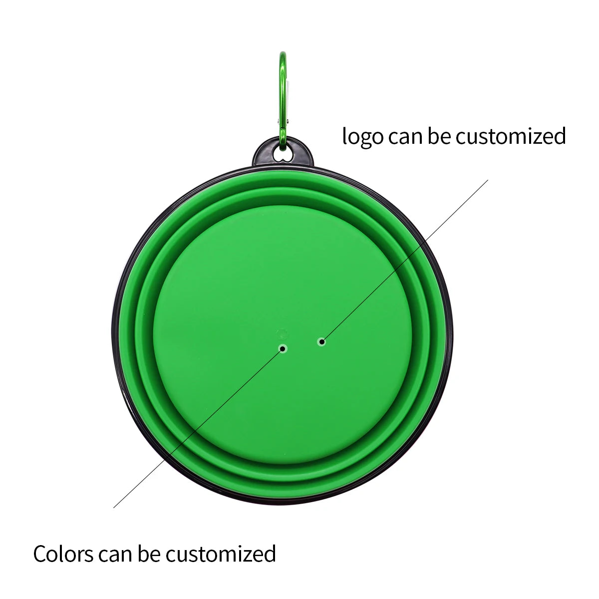 TPR Foldable Dog Bowl | Collapsible Pet Food Water Dish | Flexible, BPA-Free & Portable for Travel