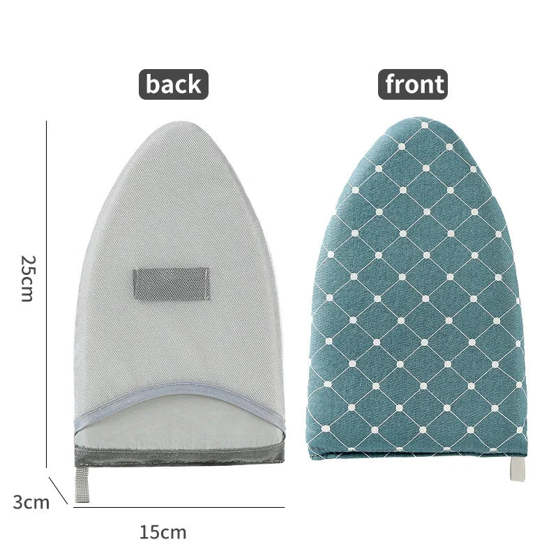 1PC Fabric Handheld Ironing Board with Insulated Gloves – Small Home Ironing Tray for Household Use