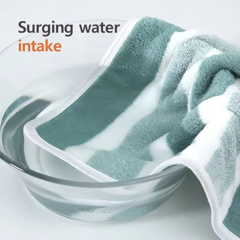 1PC Thickened Absorbent Bath Towel – Soft Face Towel for Home Use