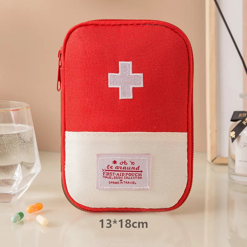 First Aid Kit Pouch – Home Medicine Storage & Emergency Survival Bag for Outdoor Travel and Rescue