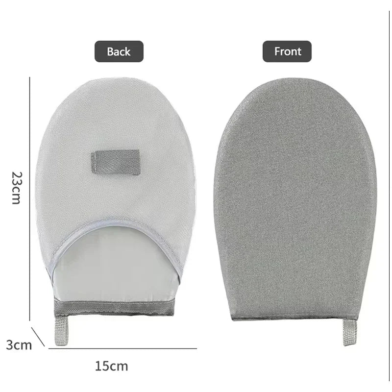 1PC Fabric Handheld Ironing Board with Insulated Gloves – Small Home Ironing Tray for Household Use