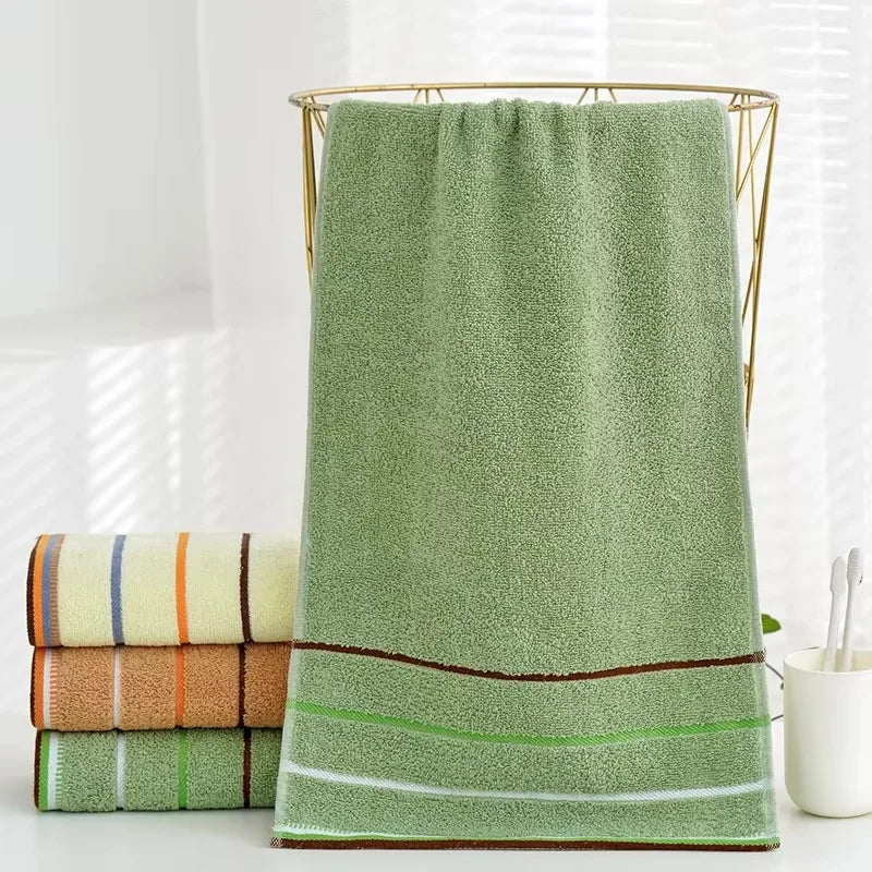 1PC Thickened Absorbent Bath Towel – Soft Face Towel for Home Use