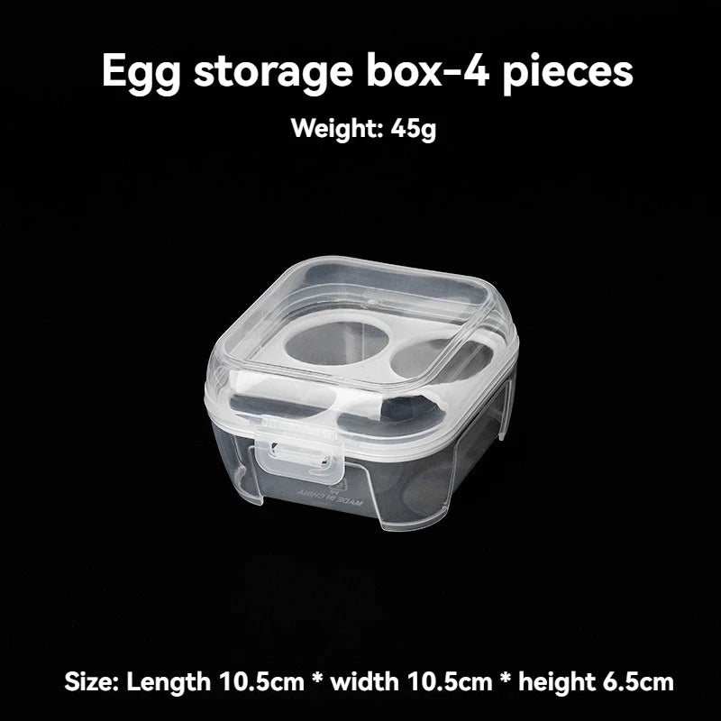 Outdoor Shockproof Egg Storage Box – Portable Shatterproof Plastic Egg Tray for Camping, Travel & Home Use
