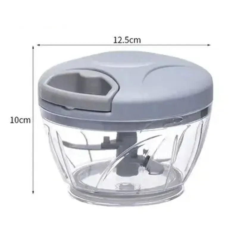 Manual Ginger & Garlic Grinder – Multifunctional Handheld Vegetable & Meat Chopper