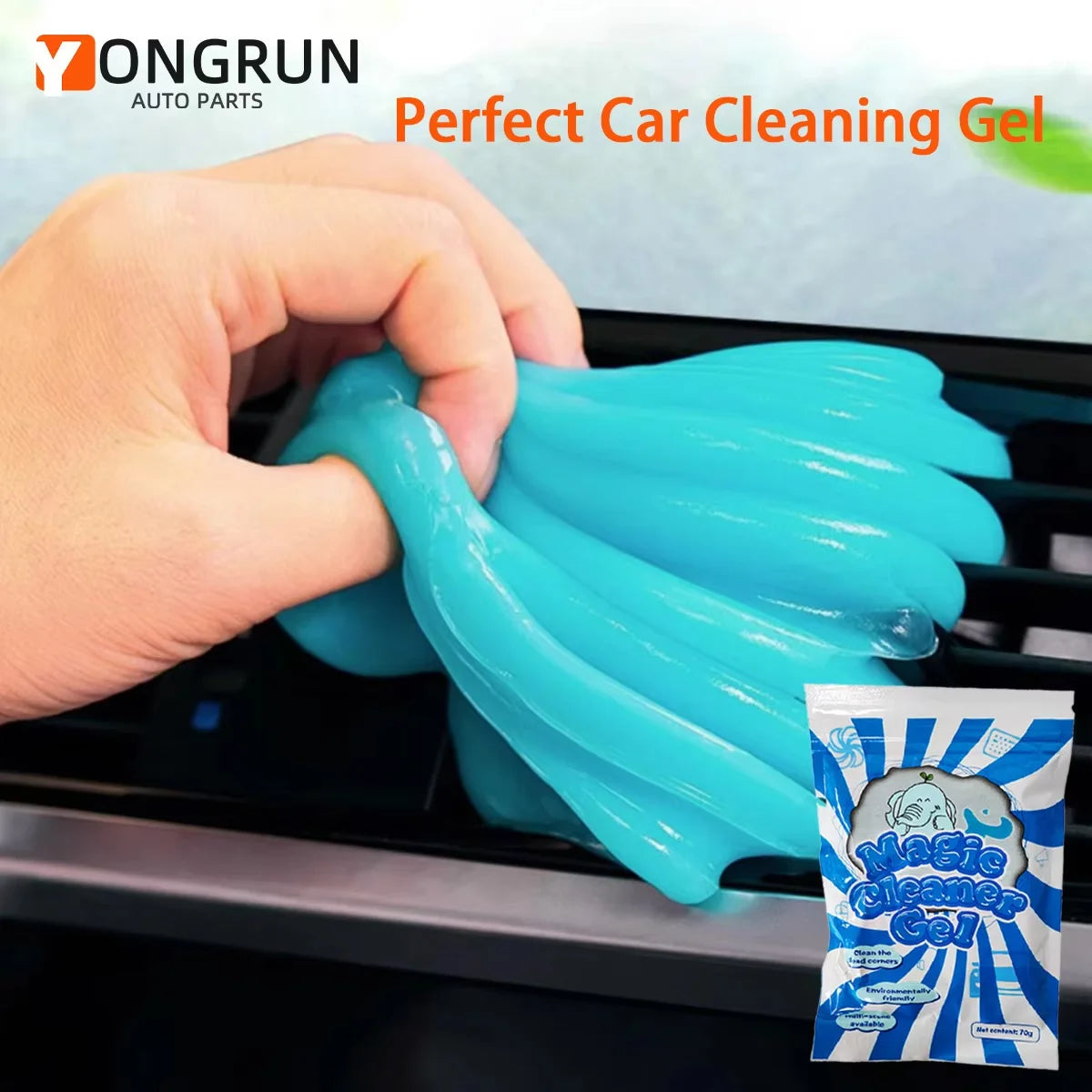 Car Cleaning Adhesive Air Outlet Dashboard Interior Cleaning Magic Mud Universal Home Keyboard Desktop Cleaning Magic Mud