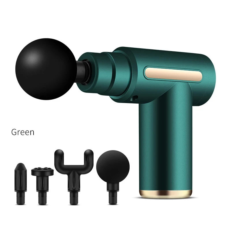 Massage Gun Muscle Relaxation Massage Equipment Neck Membrane Rob Cervical Spine Massage Instrument Mini Fascia Gun Wireless