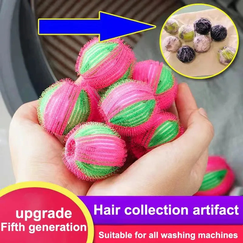 2 or 4pcs Reusable Pet Hair Remover Laundry Balls – Clothes Hair Catcher & Washing Machine Filter