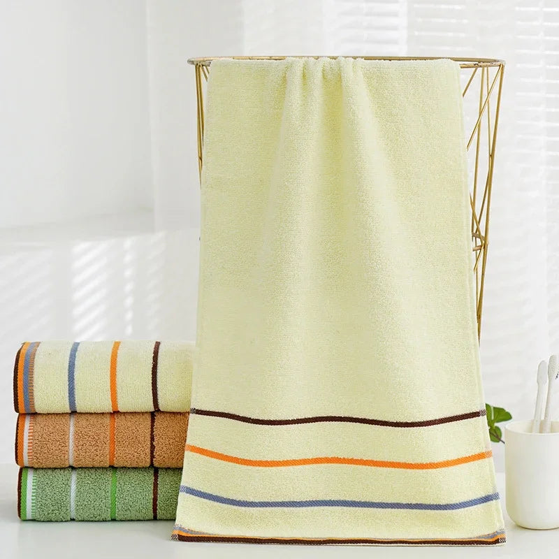 1PC Thickened Absorbent Bath Towel – Soft Face Towel for Home Use