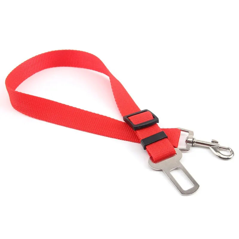 Pet Dog & Cat Car Seat Belt & Safety Harness – Travel Protector with Breakaway Dog Leash