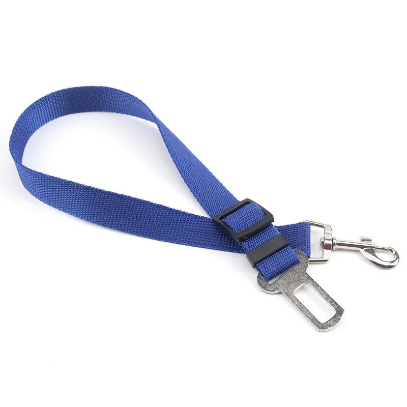 Pet Dog & Cat Car Seat Belt & Safety Harness – Travel Protector with Breakaway Dog Leash
